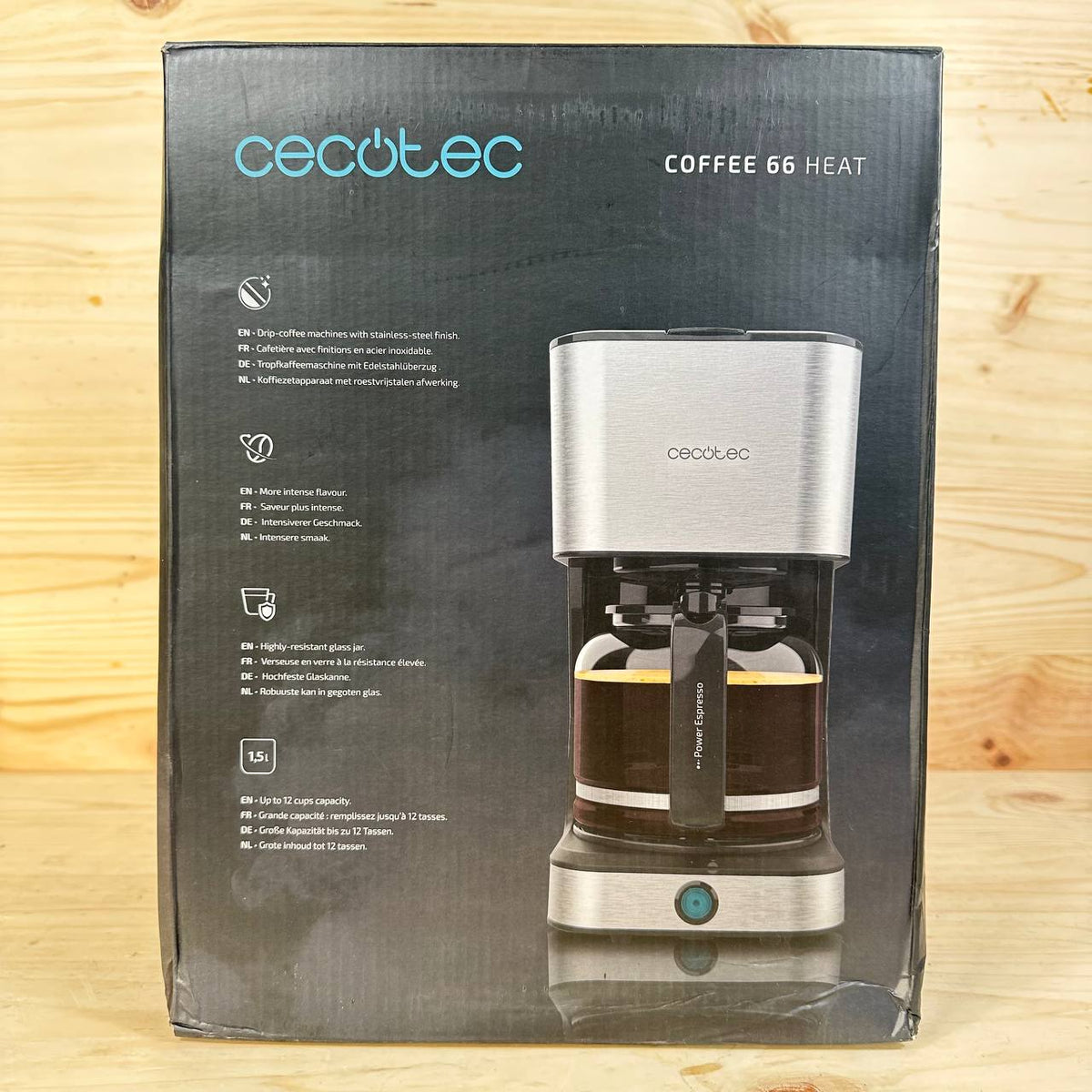 Cafetera Cecotec Coffee 66 Heat 1,5L