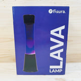 Fisura - Lámpara de lava morada con base negra - foto 2