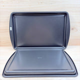 Juego de 3 bandejas de horno Amazon Basics - foto 4