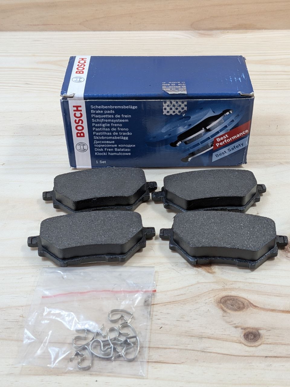 Pastillas Freno Bosch BP1711 Traseras 4 uds