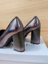 Mocasines Tacón Alesya Peltro T37 L106B06 - foto 2