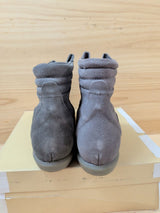 Botines Marina Seval Cuña Interior Piel Gris 37 - foto 4