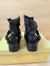 Botines Biker Obsel Mujer 37 Negro Hebillas - foto 7
