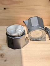 Monix Vitro Noir Cafetera italiana 3 Tazas - foto 2