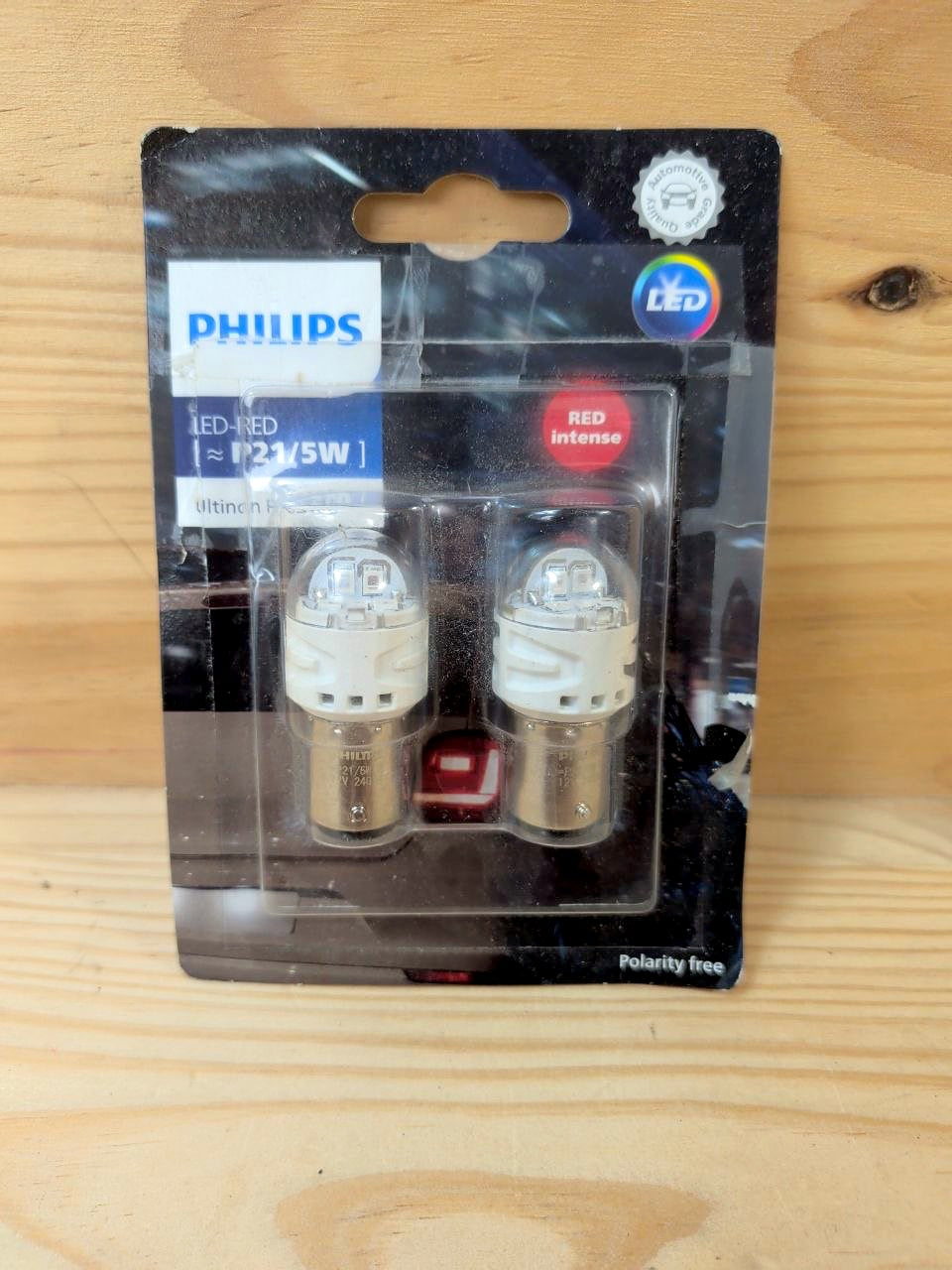 Bombillas LED Philips P21/5W BAY15d Rojas