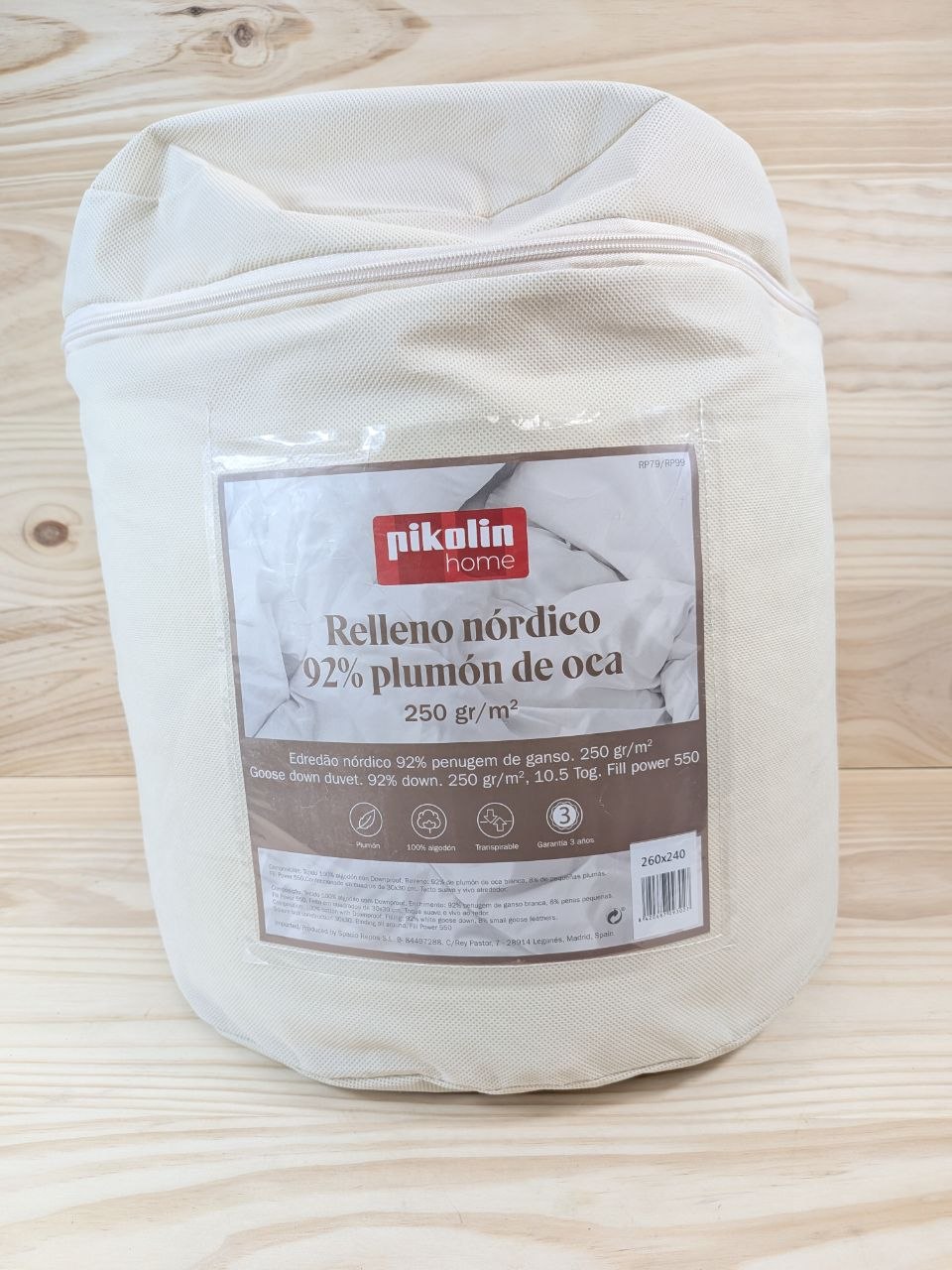 Edredón nórdico Pikolin Home 260x240 plumón - foto 1