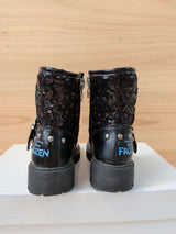 Botines Frozen Niña 24 Negros con Lentejuelas - foto 3