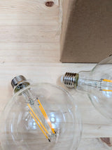 Pack 2 Bombillas LED E27 G93 7W Globo Edison - foto 2