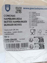 Pack 49 Cajas Hamburger García de Pou 13x12,5cm - foto 5
