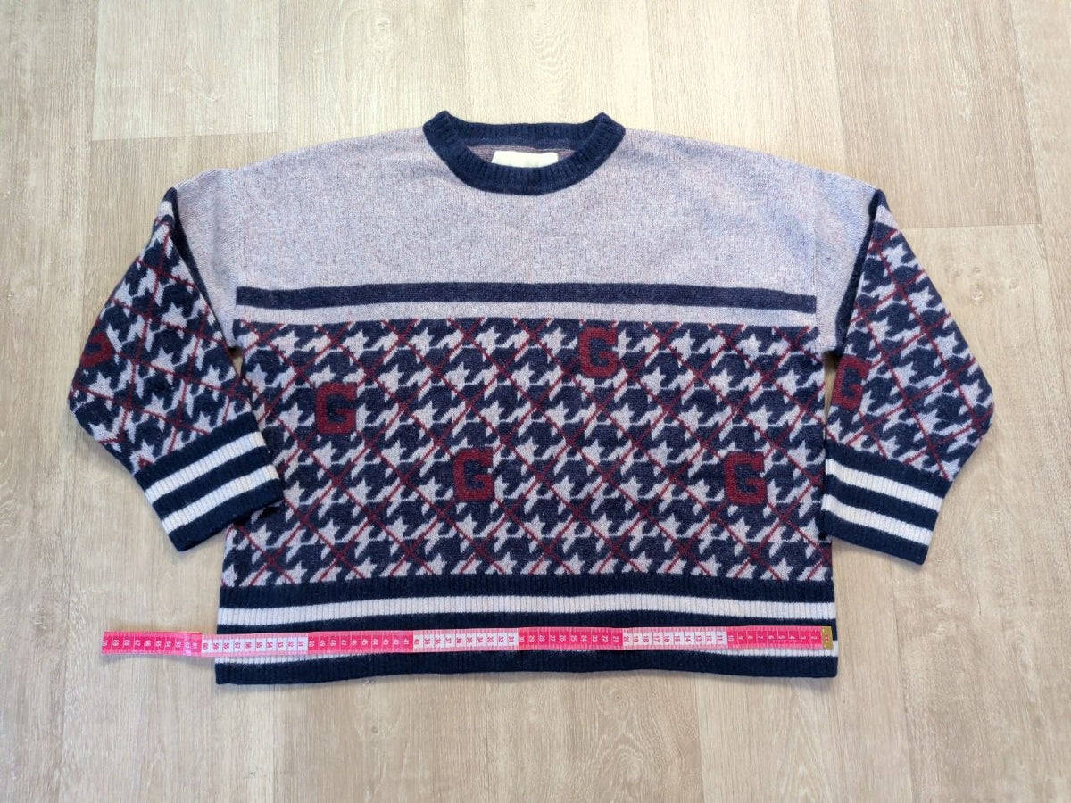 Jersey Gant Houndstooth Crew Neck Jacquard XL