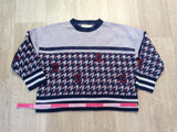 Jersey Gant Houndstooth Crew Neck Jacquard XL