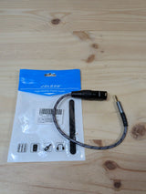 JOLGOO Adaptador XLR Hembra a Jack 3,5mm