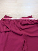 SHEIN Falda-Pantalón Midi Fluida Mujer M Burdeos - foto 4