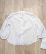 Blusa van Laack Mujer 40 Blanca Manga Globo