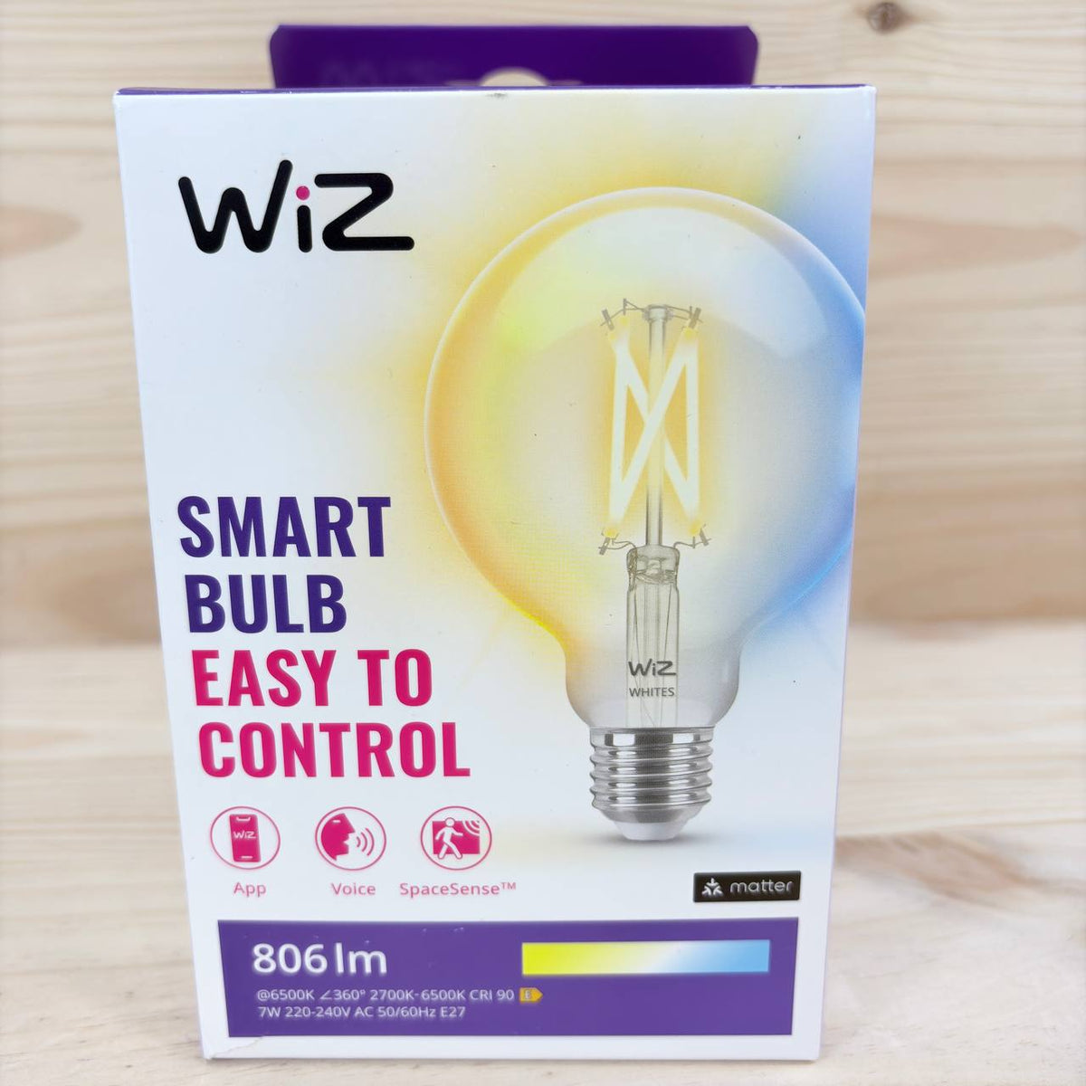 WiZ Lampe LED E27 60W Vintage Smart