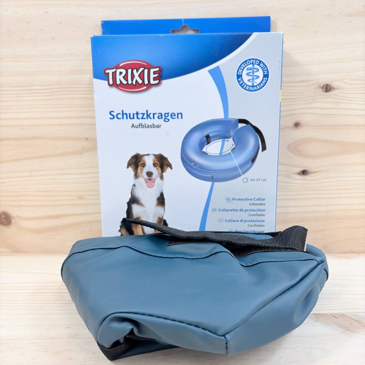 TRIXIE Collar Protector, inflable para Perros M-L