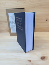 Amazon Basics Caja Seguridad Libro Grande Azul - foto 2